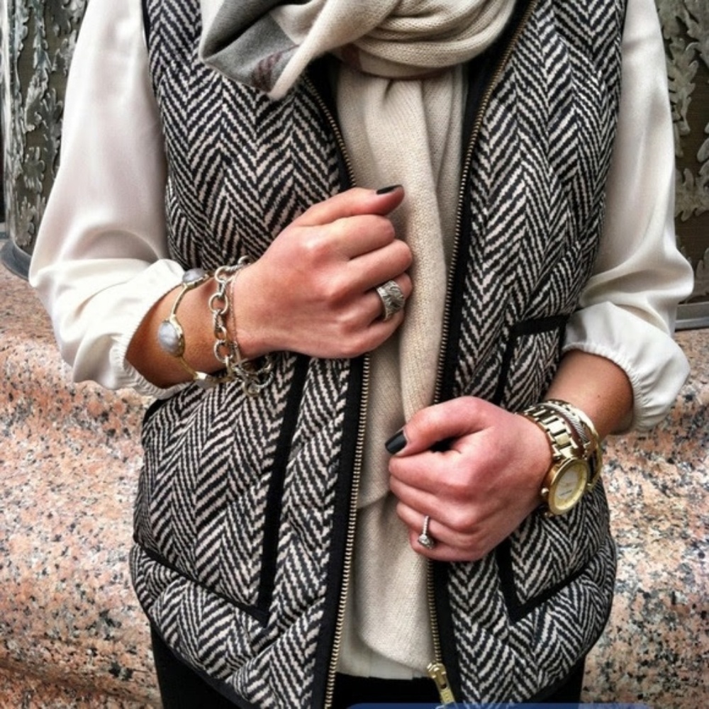 J.Crew Houndstooth Vest